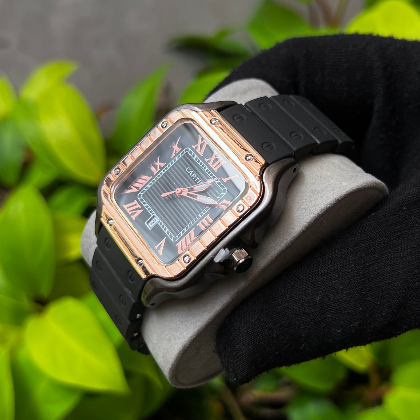 CARTIER SANTOS EN SILICONA PARA HOMBRE REF-NRN
