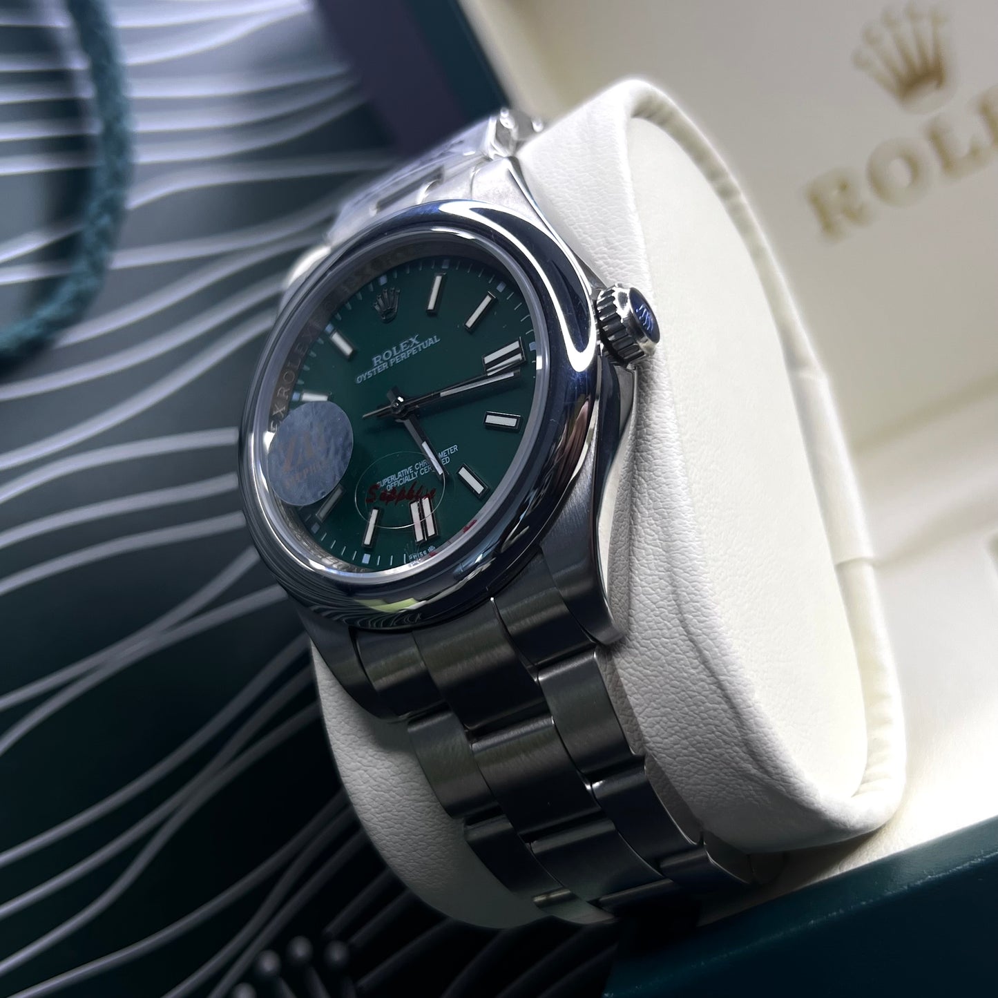 RLX OYSTER PERPETUAL 1.1 AUTOMÁTICO PARA HOMBRE REF FOREST GREEN