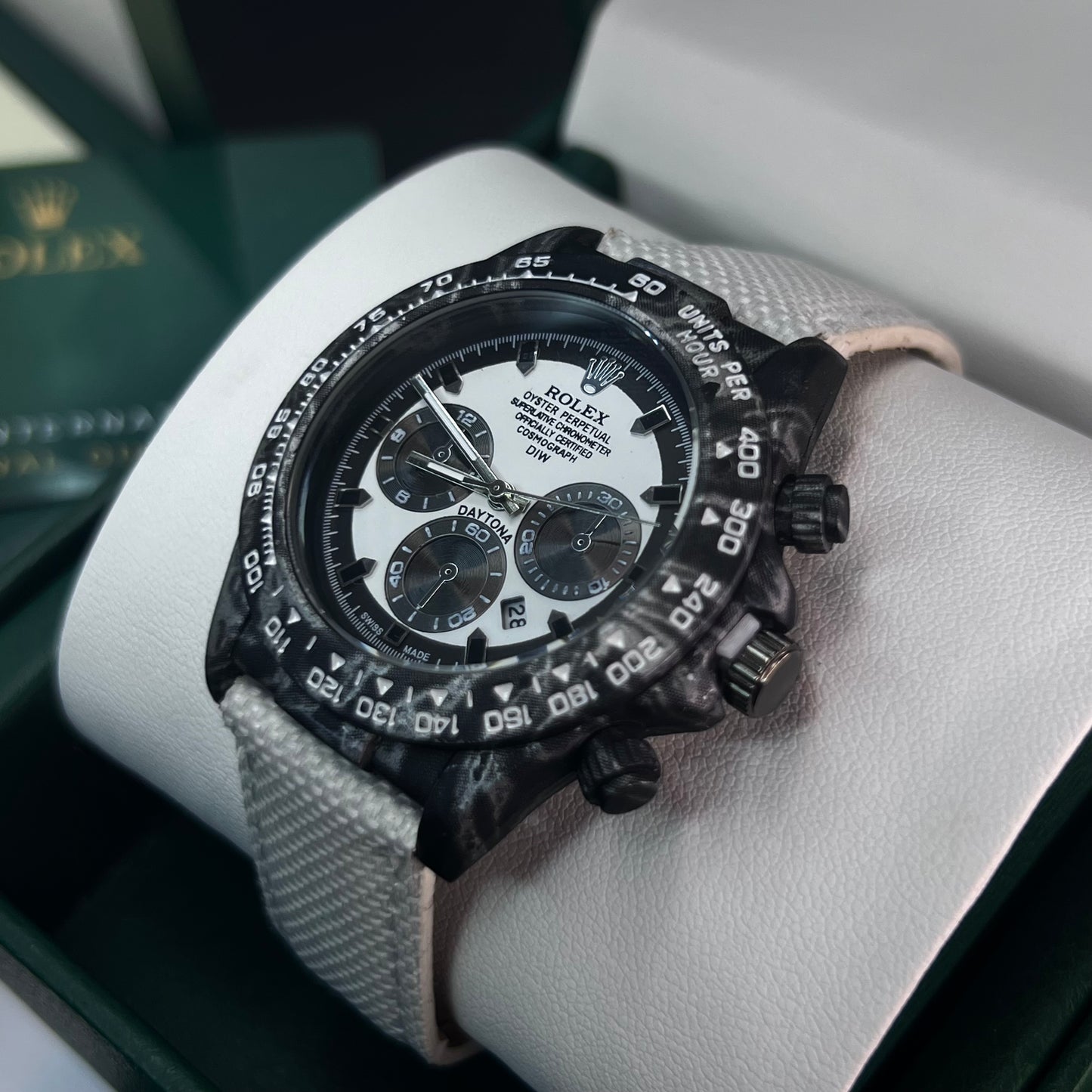 RLX DAYTONA CARBÓN DE LONA PARA HOMBRE REF-BN