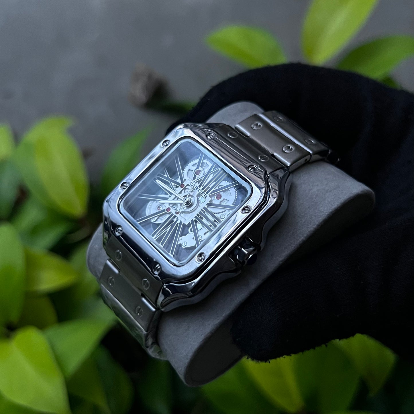CARTIER SANTOS SKELETON PARA HOMBRE REF-P3
