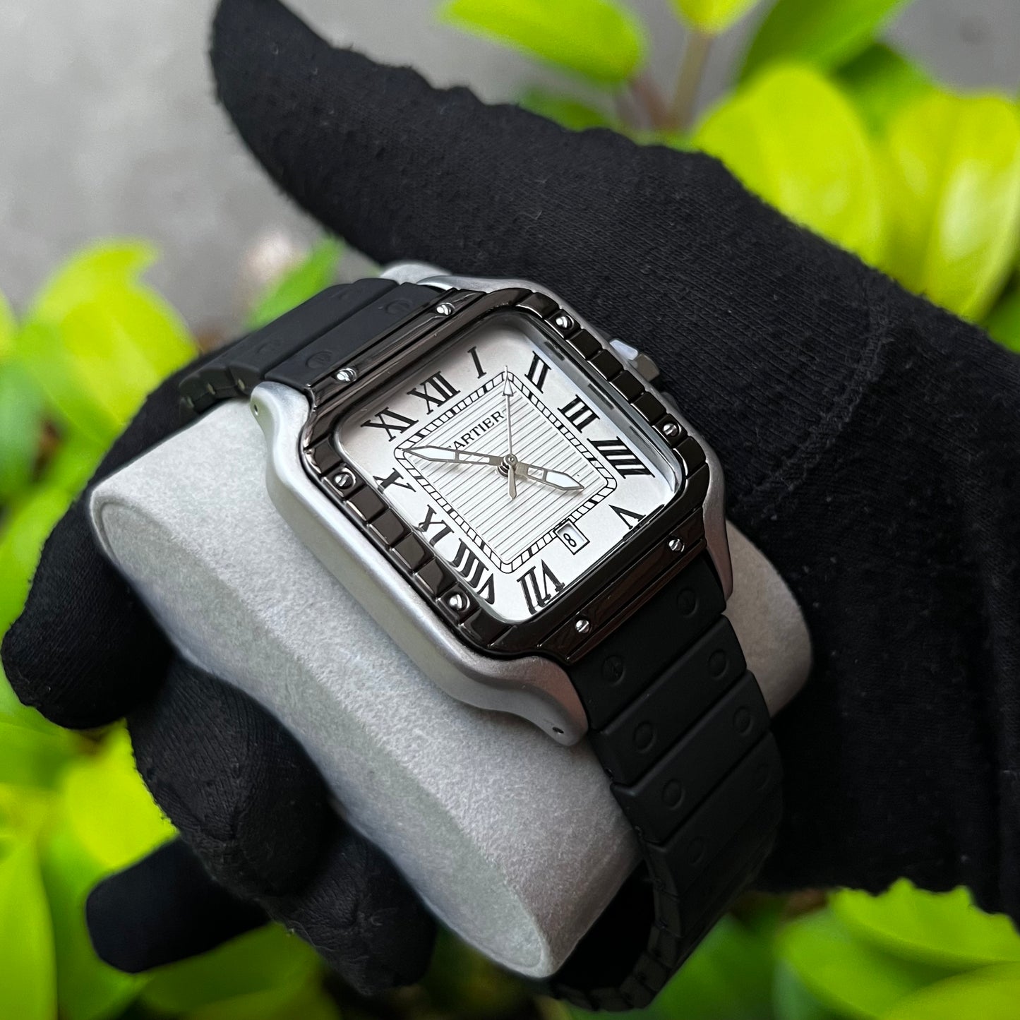 CARTIER SANTOS EN SILICONA PARA HOMBRE REF-NBN