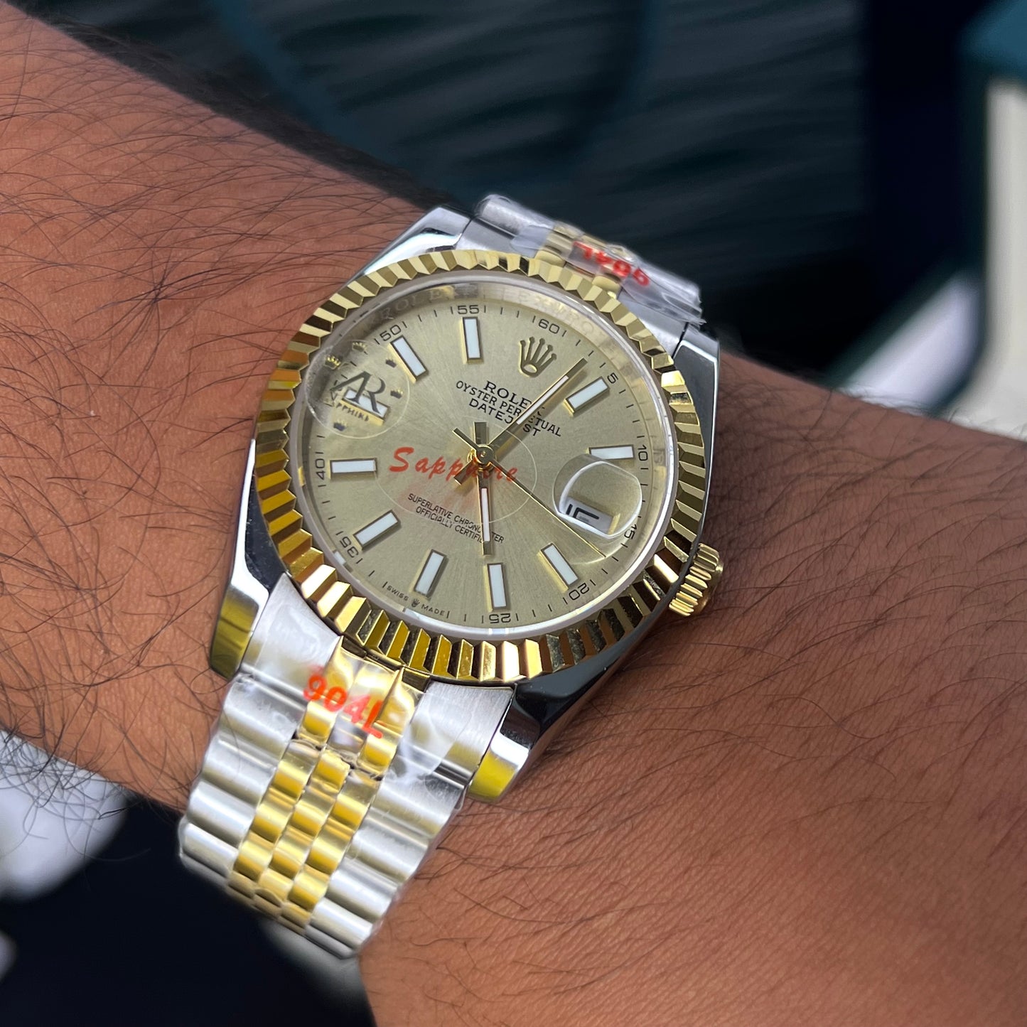 RLX DATEJUST 1.1 TWO TONE AUTOMÁTICO PARA HOMBRE