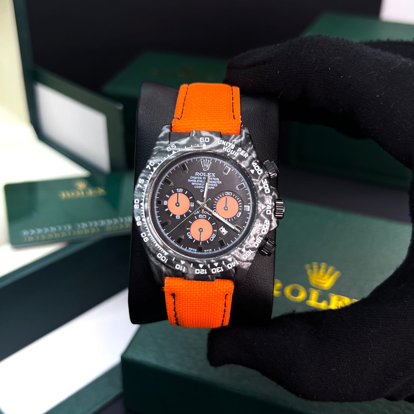 RLX DAYTONA CARBÓN DE LONA PARA HOMBRE REF-ON