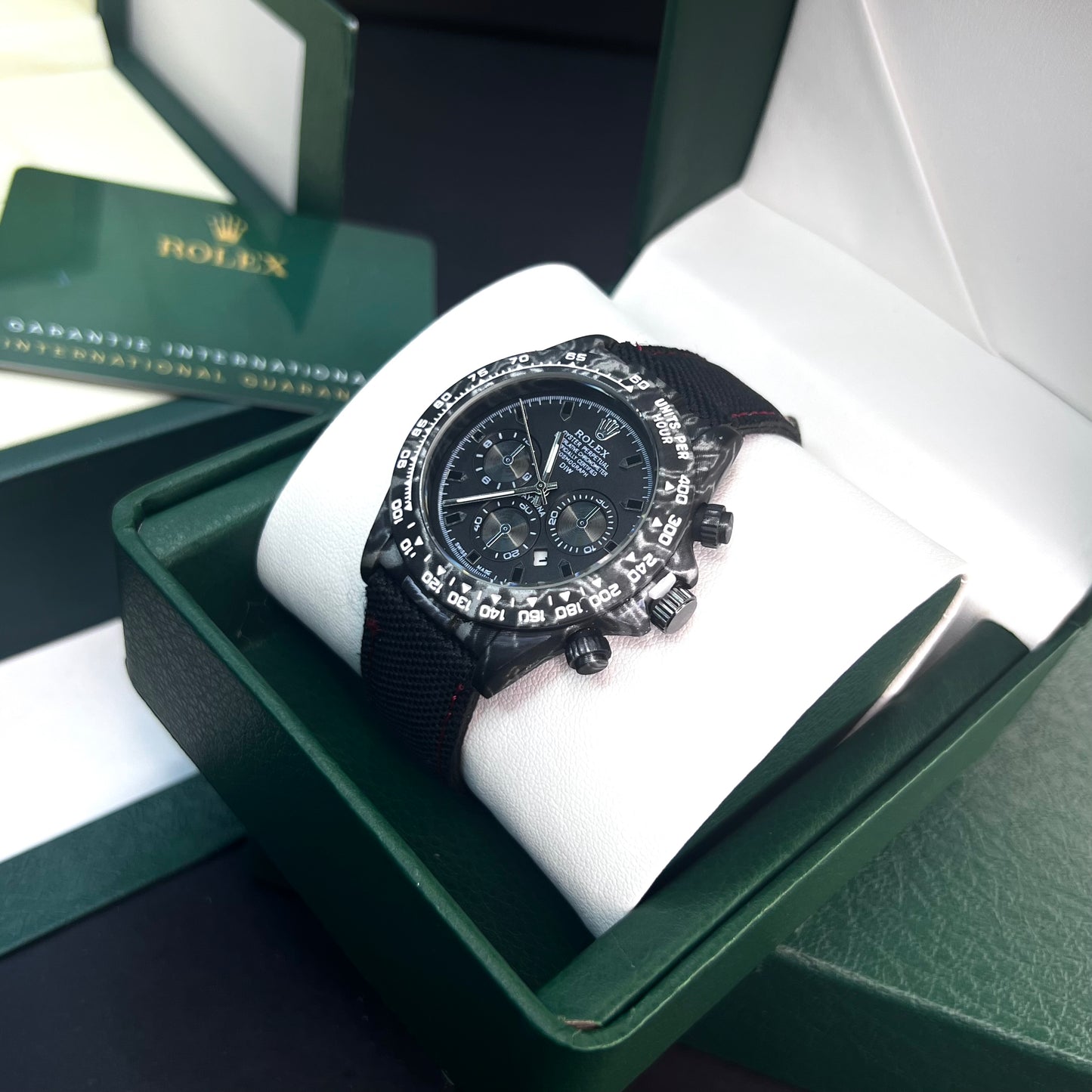 RLX DAYTONA CARBÓN DE LONA PARA HOMBRE REF-NRN