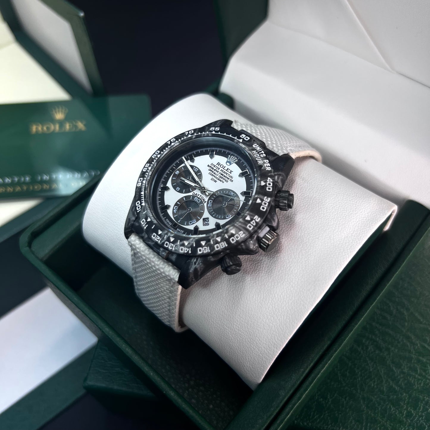 RLX DAYTONA CARBÓN DE LONA PARA HOMBRE REF-BN