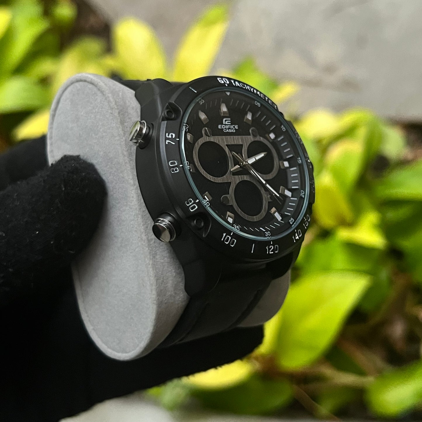 CASIO EDIFICE DOBLRE HORA PARA HOMBRE REF N3
