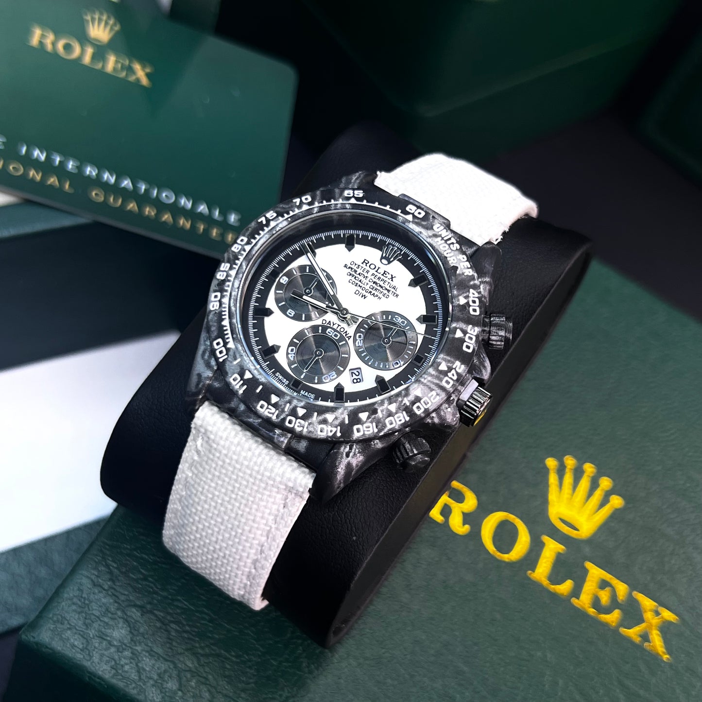 RLX DAYTONA CARBÓN DE LONA PARA HOMBRE REF-BN