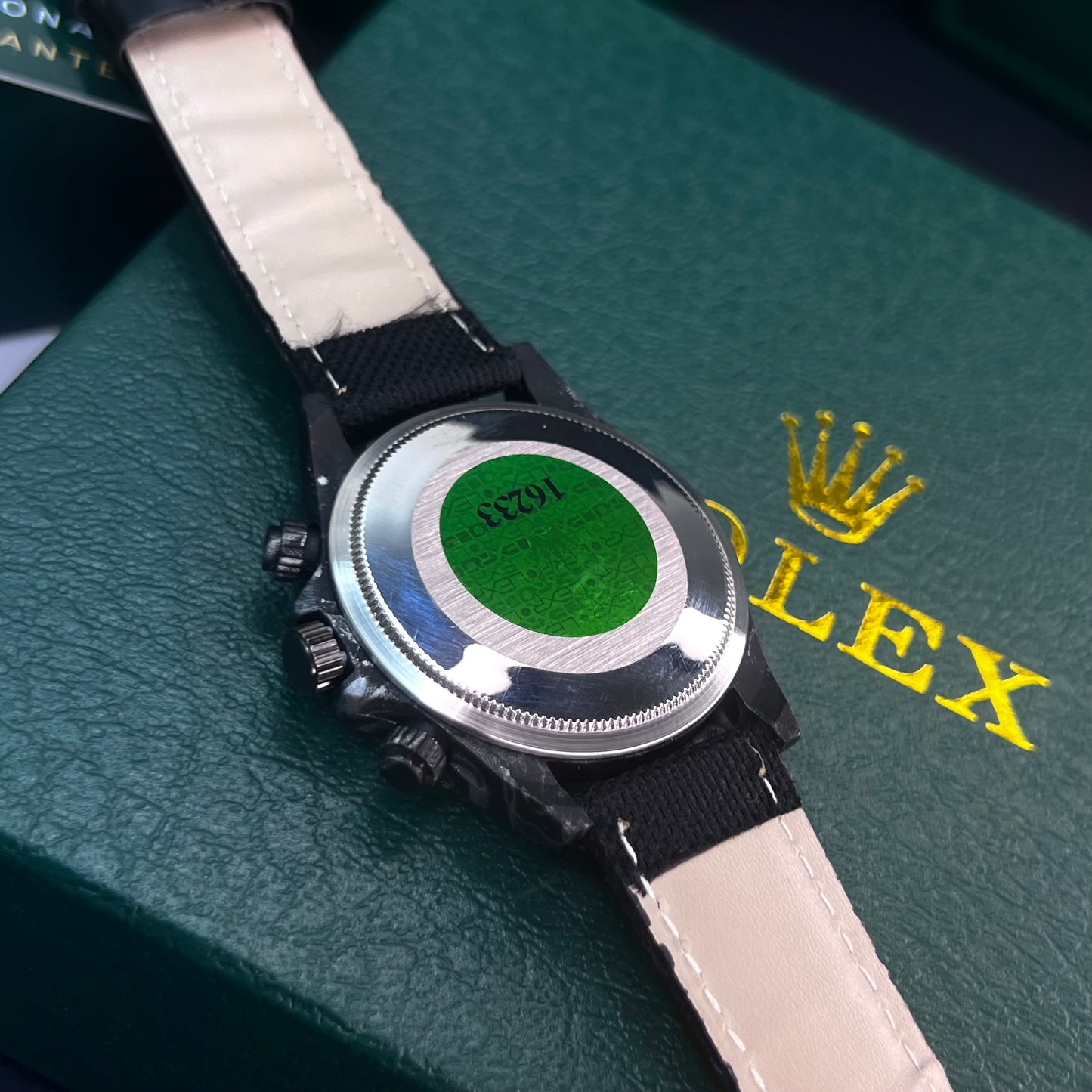 RLX DAYTONA CARBÓN DE LONA PARA HOMBRE REF-NN