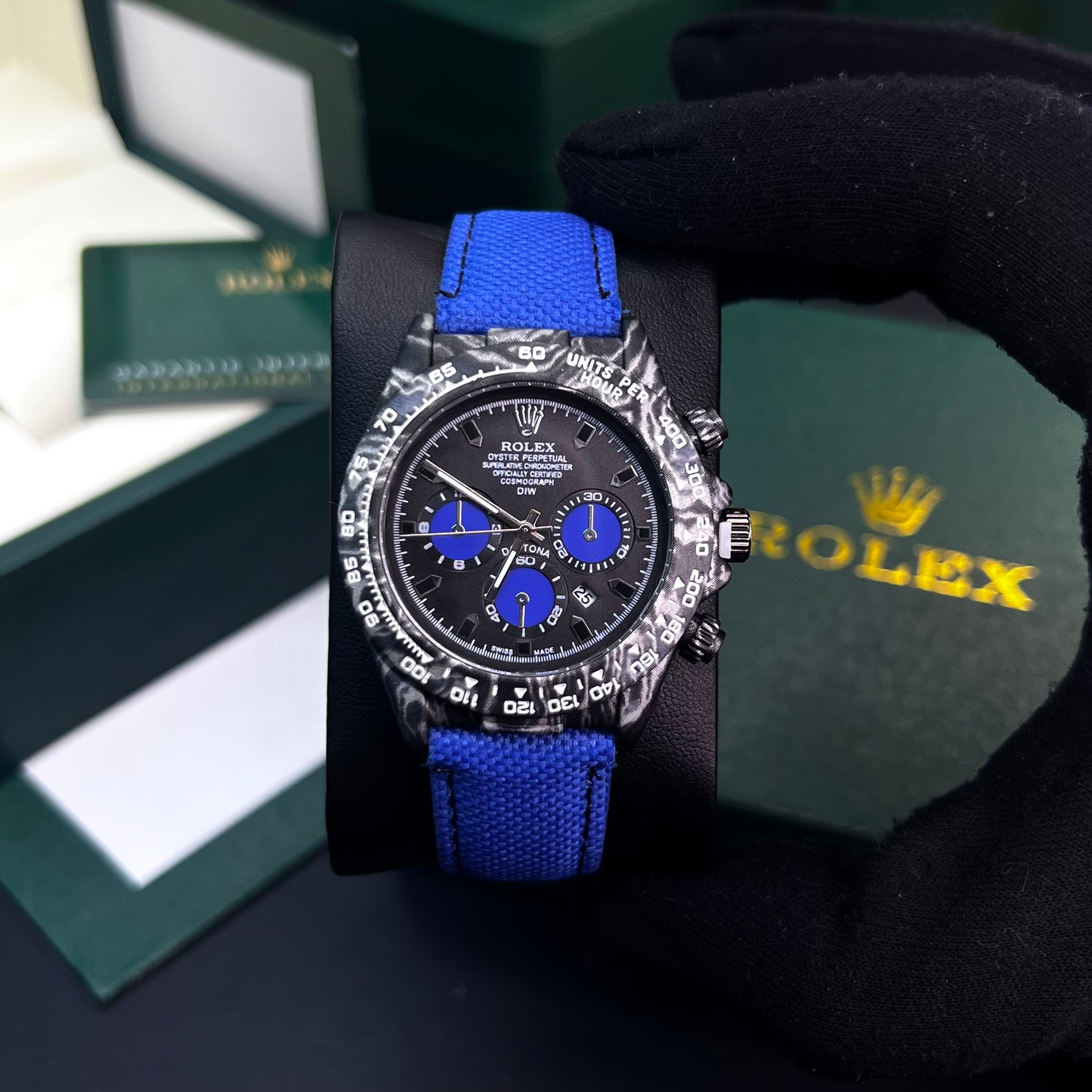 RLX DAYTONA CARBÓN DE LONA PARA HOMBRE REF-AN