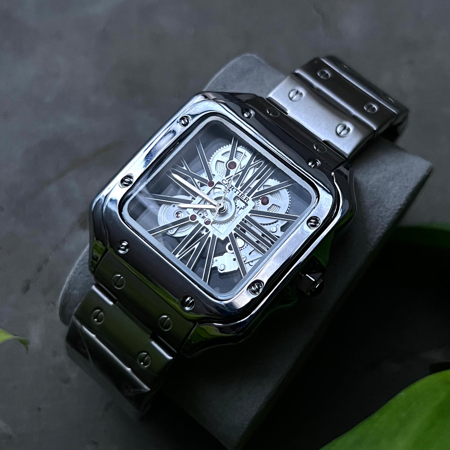 CARTIER SANTOS SKELETON PARA HOMBRE REF-P3