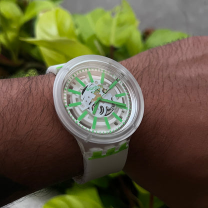 SWATCH JELLY COLOR’S TRANSPARENTE PARA HOMBRE REF BV