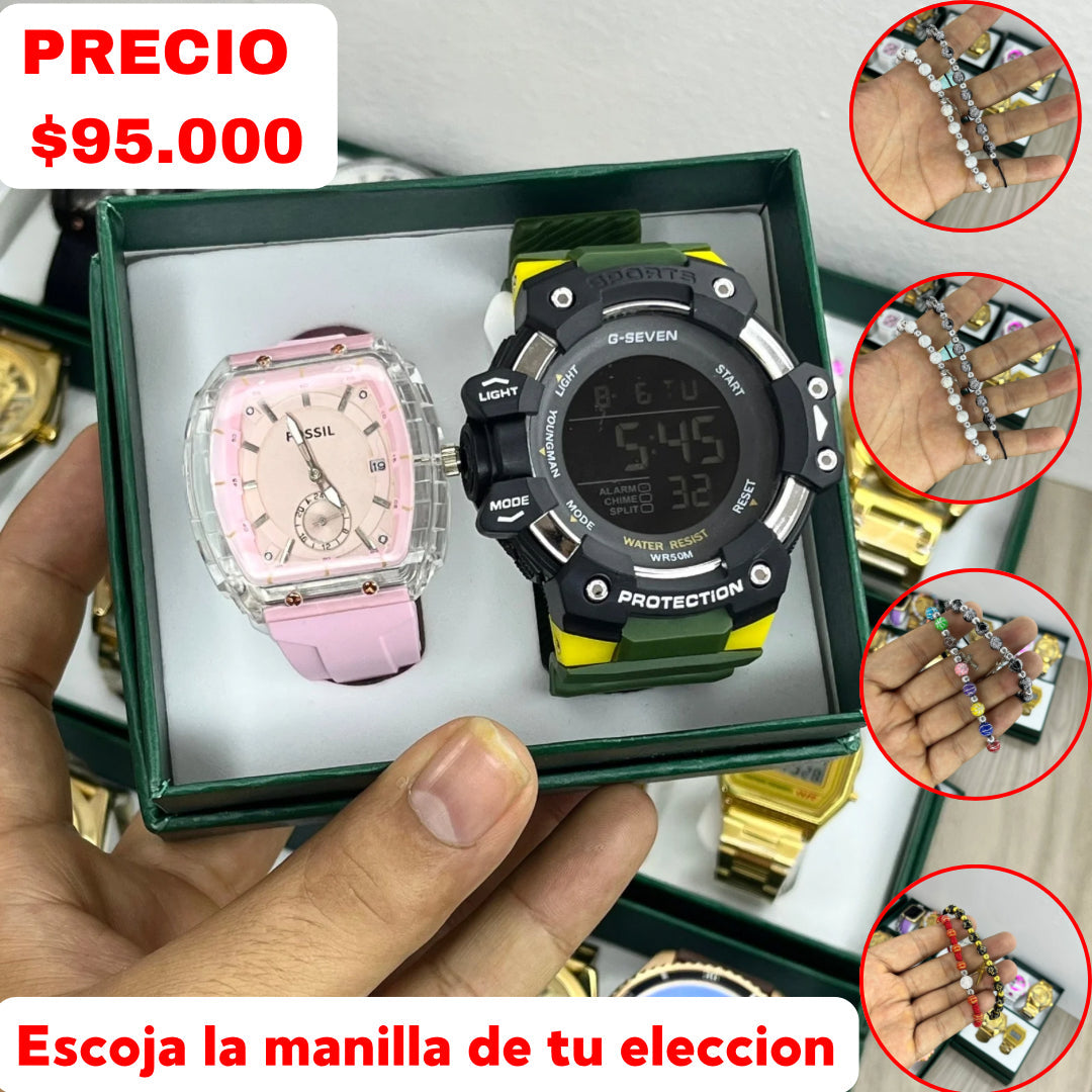 PROMOCION DE FOSSIL Y G-SEVEN  2X1