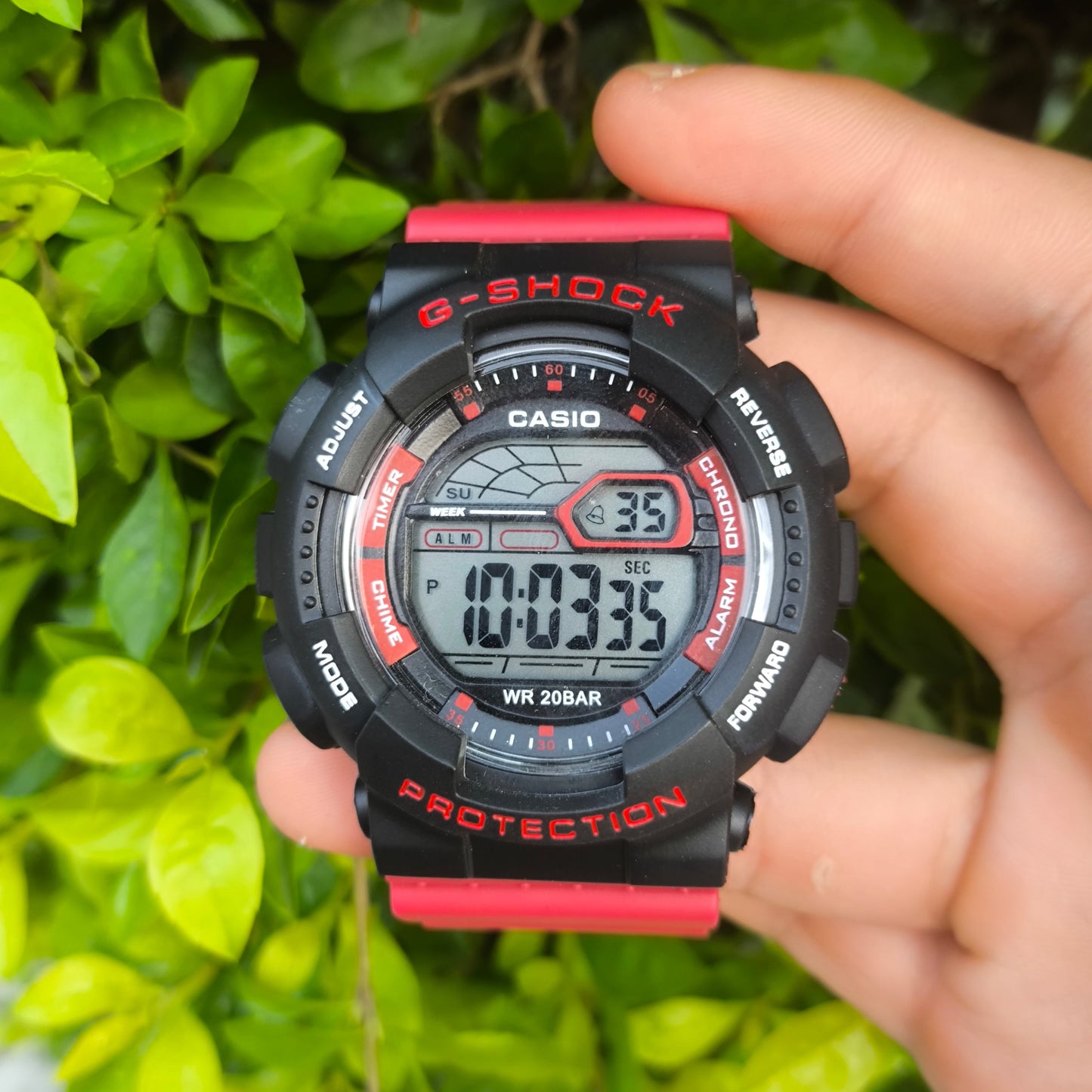 CASIO PARA HOMBRE REF-ROJO