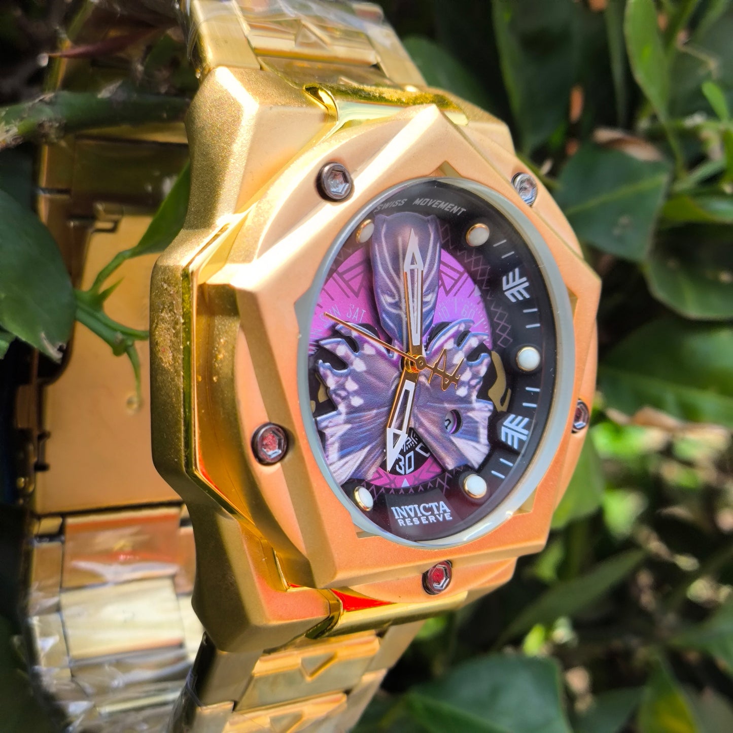 INVICTA PARA HOMBRE PANTERA NEGRA REF-DDML