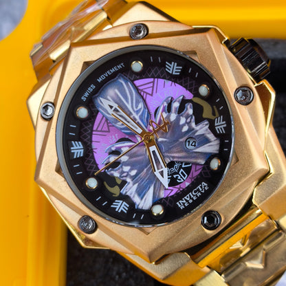 INVICTA PARA HOMBRE PANTERA NEGRA REF-DDML