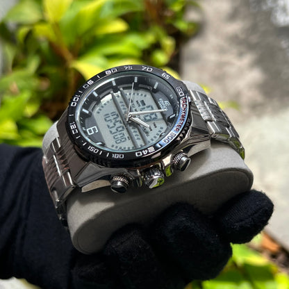 CASIO EDIFICE DOBLE HORA PARA HOMBRE REF PN2