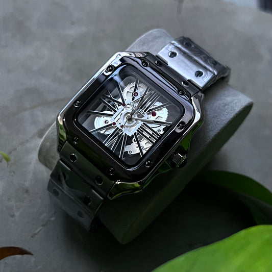 CARTIER SANTOS SKELETON PARA HOMBRE REF-PBP