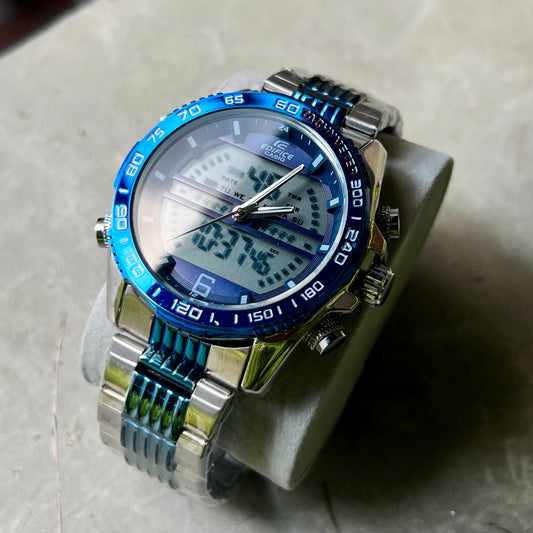 CASIO EDIFICE DOBLE HORA PARA HOMBRE REF BA2