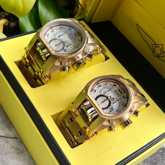 INVICTA BOLT ACERO PAREJA  REF-D2B