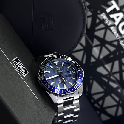 TAG HEUER AQUARACER GMT 1.1 PARA HOMBRE REF- BATMAN
