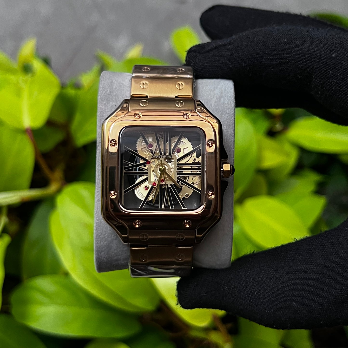 CARTIER SANTOS SKELETON PARA HOMBRE REF-D3