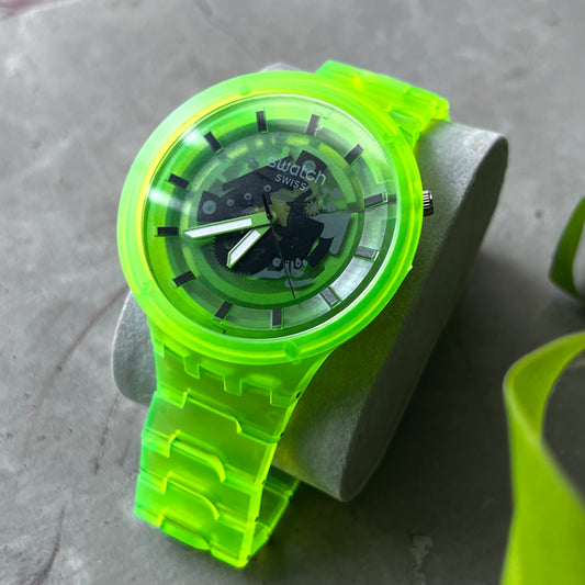 SWATCH UNISEX BIG BOLD JOY REF VERDE NEÓN