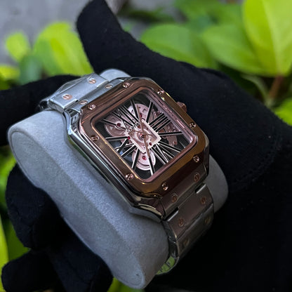 CARTIER SANTOS SKELETON PARA HOMBRE REF-PRP