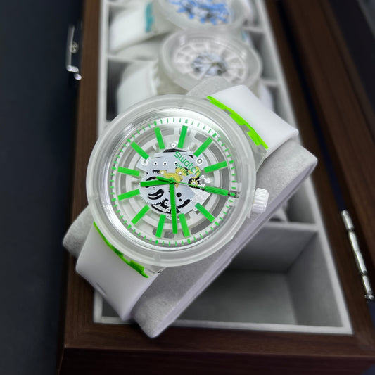 SWATCH JELLY COLOR’S TRANSPARENTE PARA HOMBRE REF BV