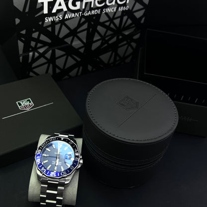 TAG HEUER AQUARACER GMT 1.1 PARA HOMBRE REF- BATMAN