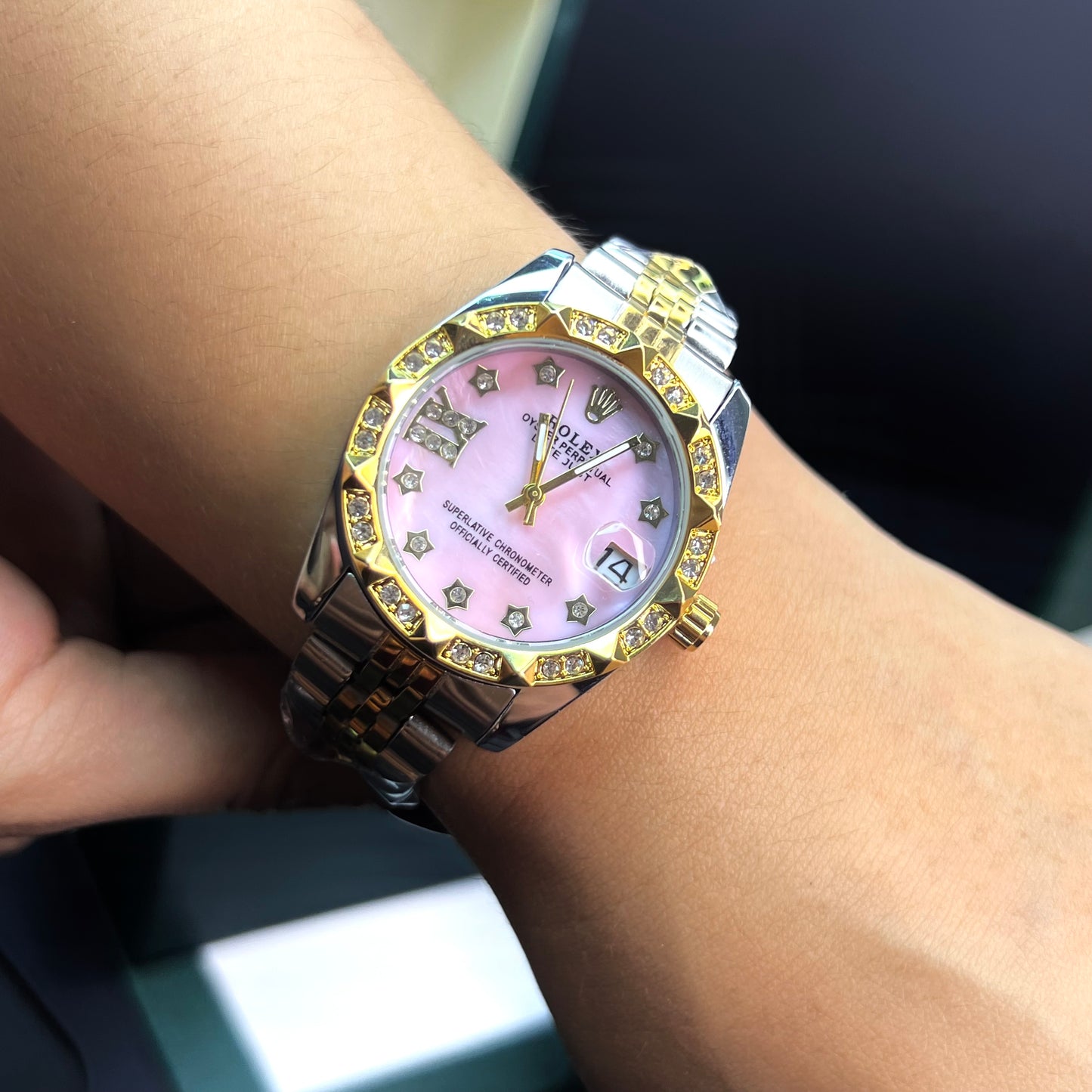RLX DATE JUST CUBANO PARA DAMA REF-BR