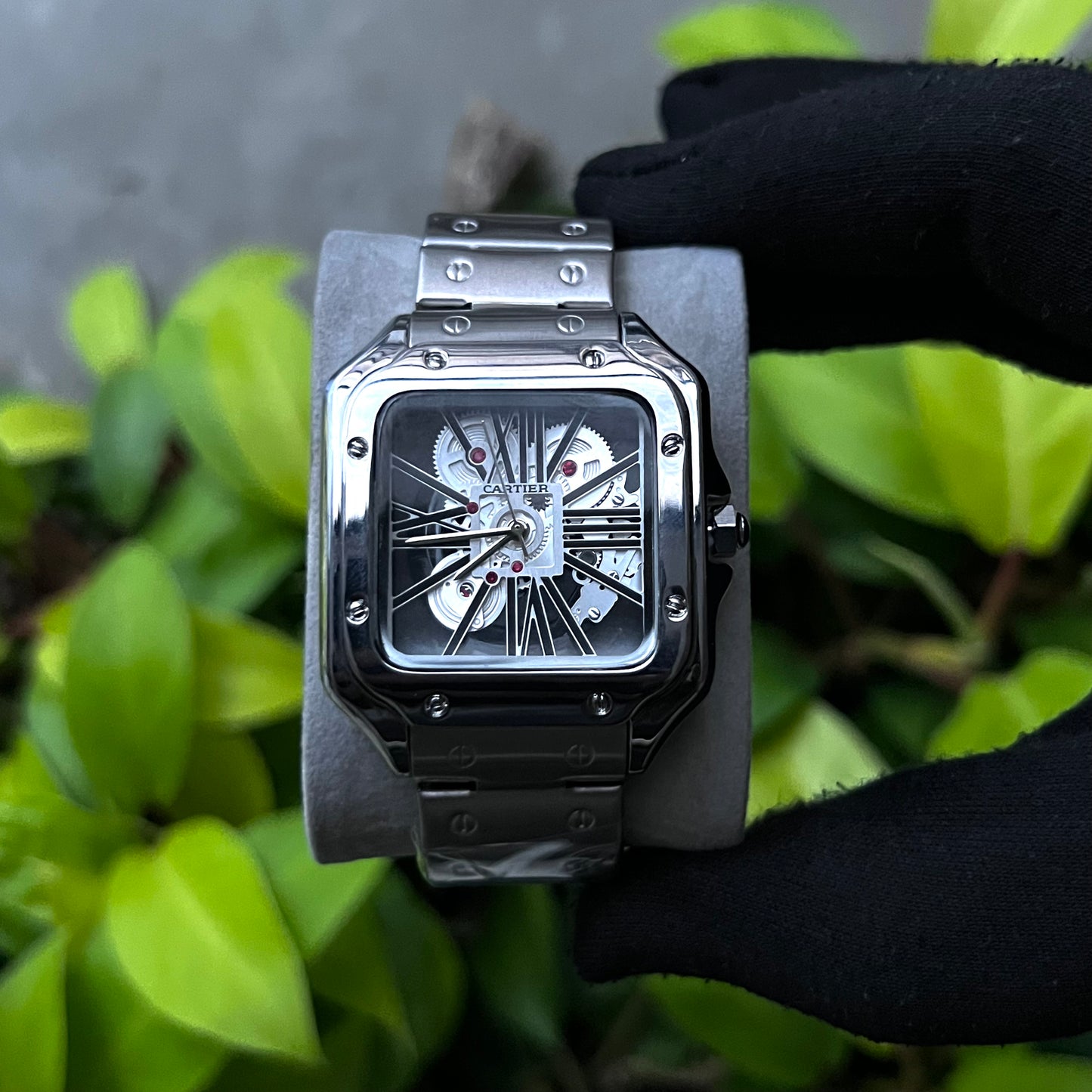 CARTIER SANTOS SKELETON PARA HOMBRE REF-P3