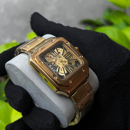 CARTIER SANTOS SKELETON PARA HOMBRE REF-D3