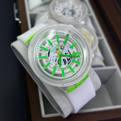 SWATCH JELLY COLOR’S TRANSPARENTE PARA HOMBRE REF BV