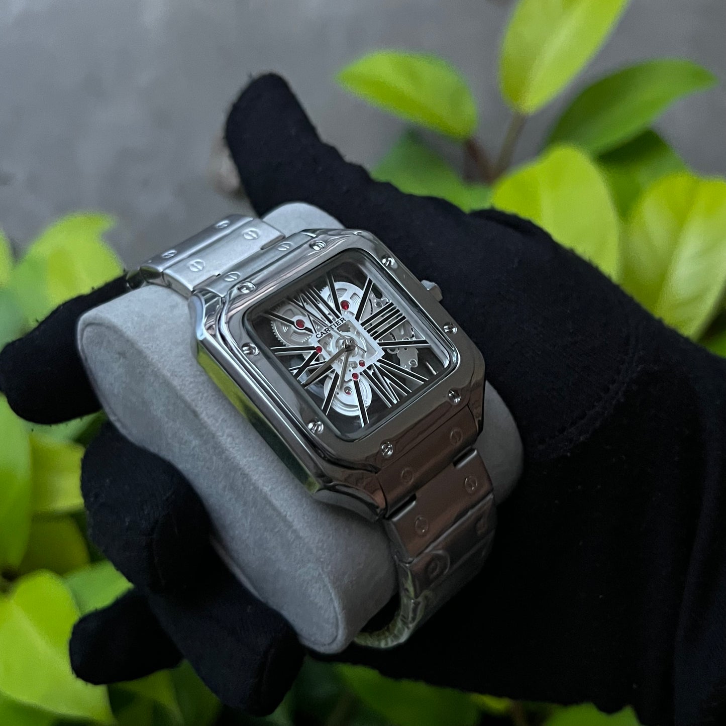CARTIER SANTOS SKELETON PARA HOMBRE REF-P3
