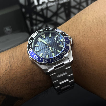 TAG HEUER AQUARACER GMT 1.1 PARA HOMBRE REF- BATMAN
