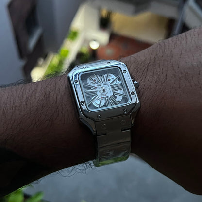 CARTIER SANTOS SKELETON PARA HOMBRE REF-P3