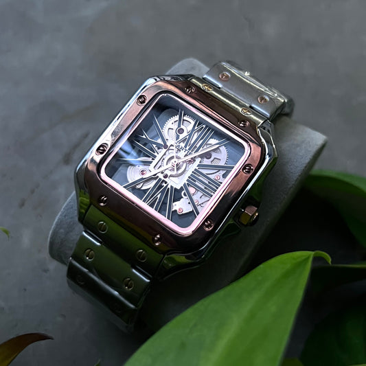 CARTIER SANTOS SKELETON PARA HOMBRE REF-PRP