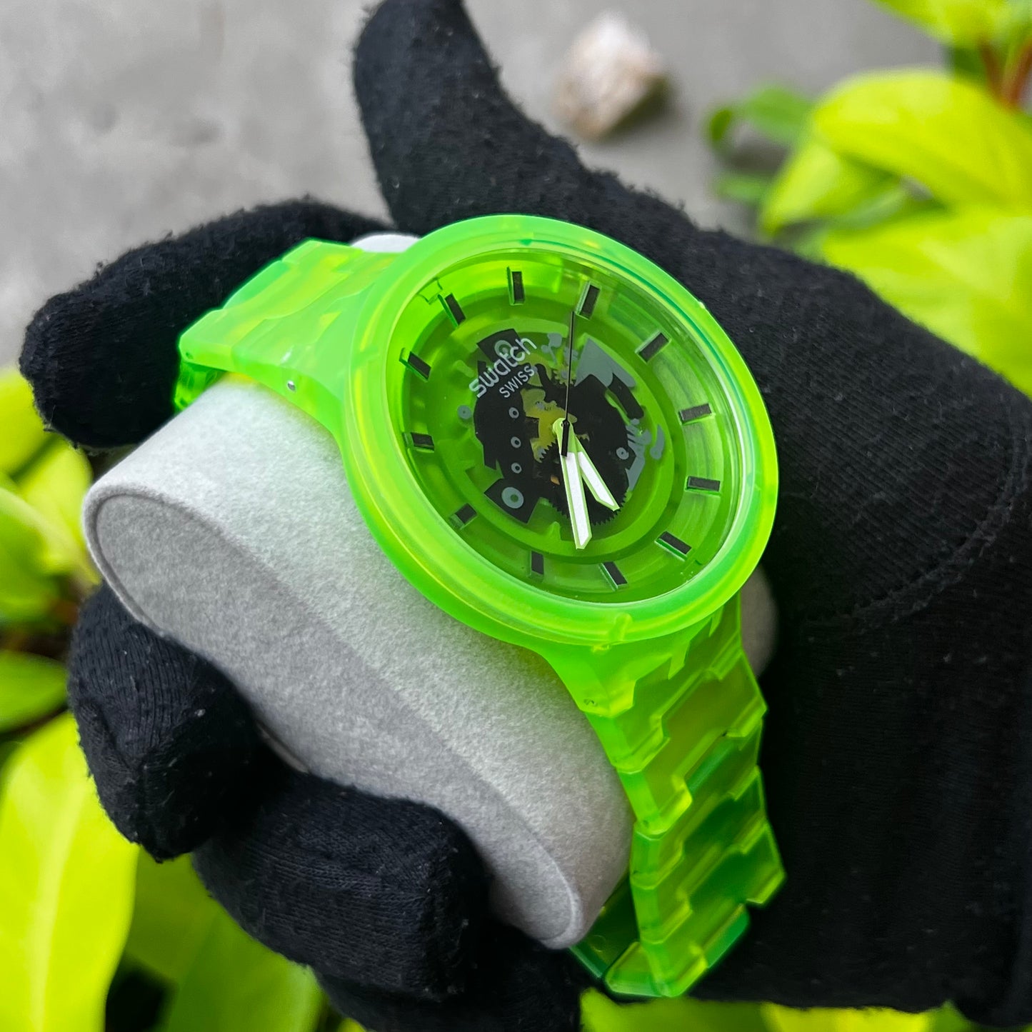 SWATCH UNISEX BIG BOLD JOY REF VERDE NEÓN