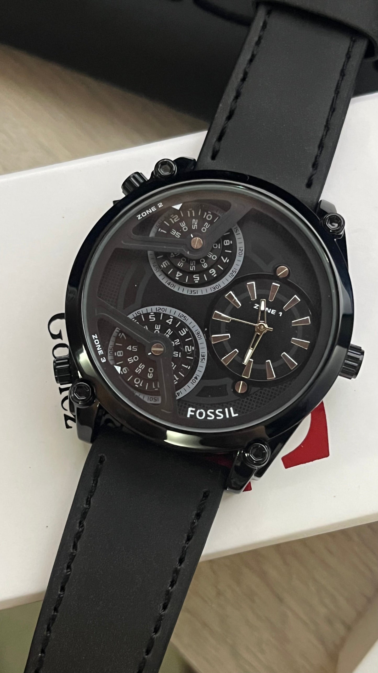 FOSSIL PARA HOMBRE 3 MAQUINARIA PULSO DE CUERO REF-N