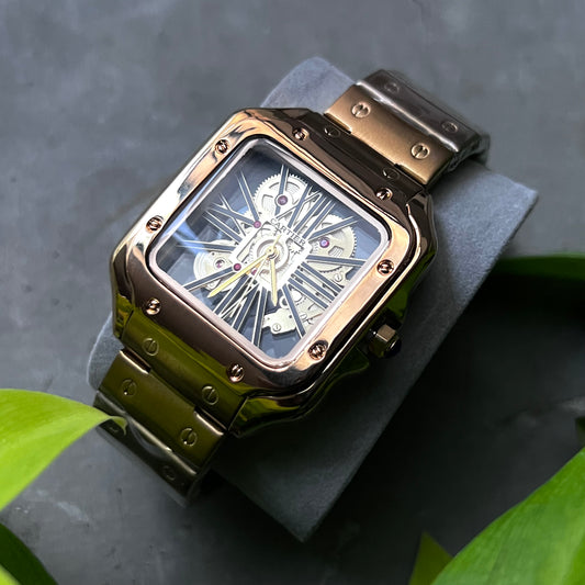 CARTIER SANTOS SKELETON PARA HOMBRE REF-D3