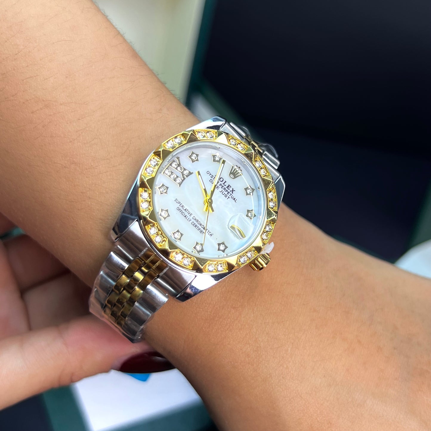 RLX DATE JUST CUBANO PARA DAMA REF-BB