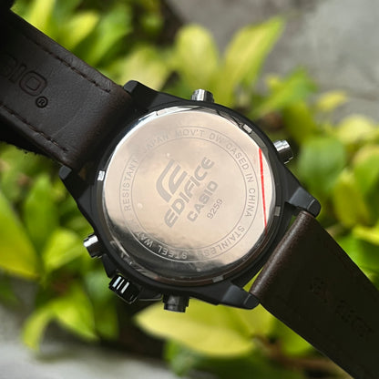 CASIO EDIFICE DOBLRE HORA PARA HOMBRE REF MNR