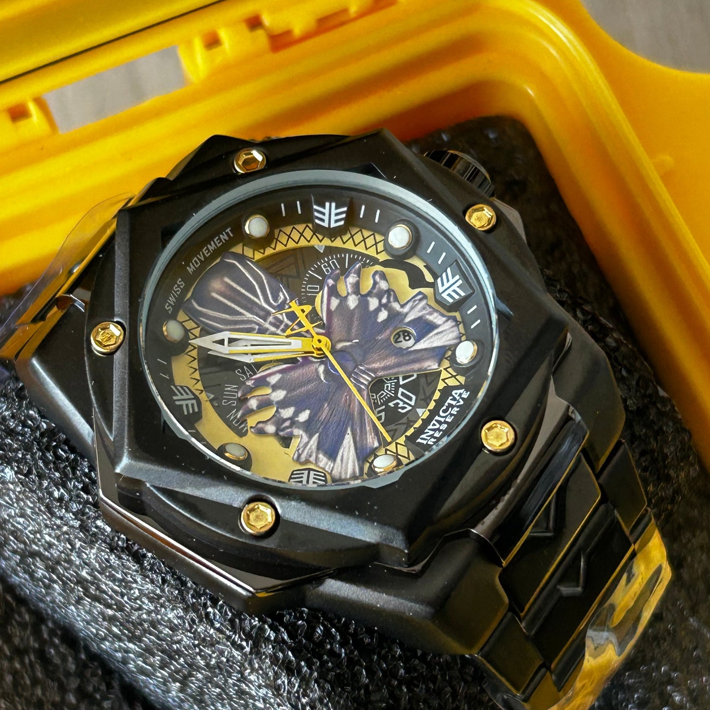 INVICTA PARA HOMBRE PANTERA NEGRA REF-NNT