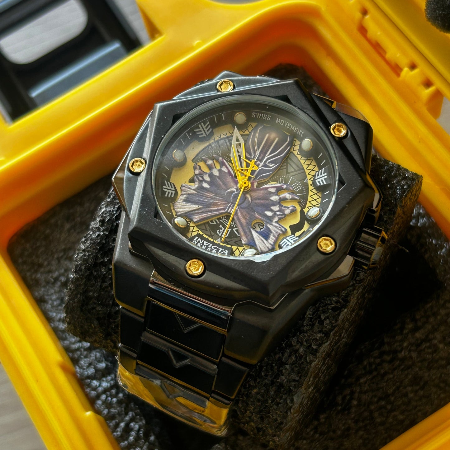 INVICTA PARA HOMBRE PANTERA NEGRA REF-NNT