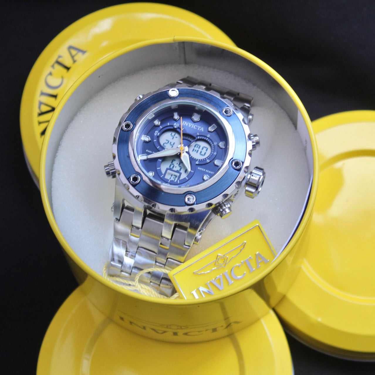 INVICTA DOBLE HORA PARA HOMBRE REF-APNA