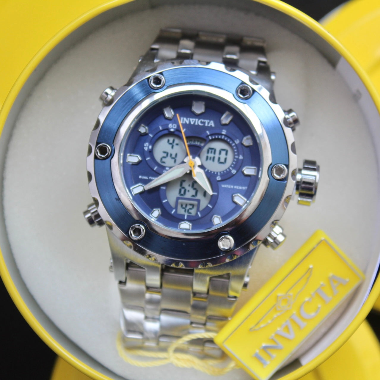 INVICTA DOBLE HORA PARA HOMBRE REF-APNA