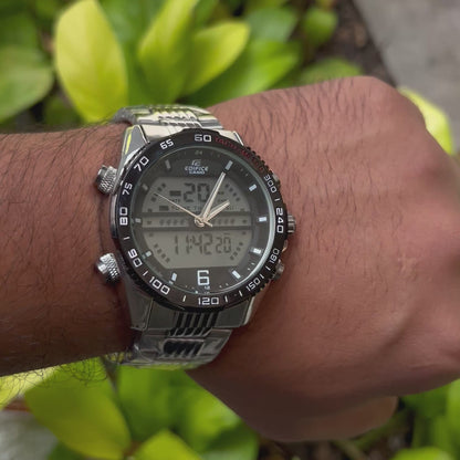 CASIO EDIFICE DOBLE HORA PARA HOMBRE REF PN2