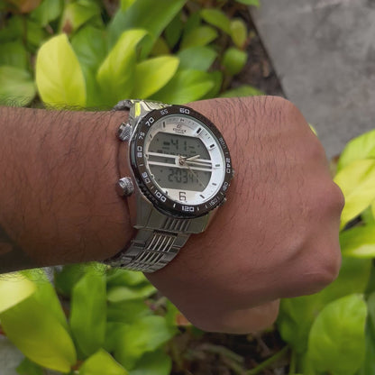CASIO EDIFICE DOBLE HORA PARA HOMBRE REF PNB