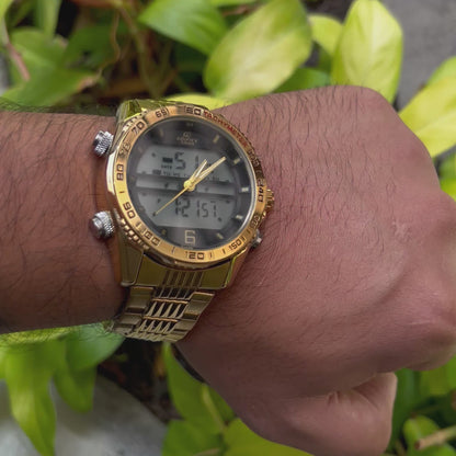 CASIO EDIFICE DOBLE HORA PARA HOMBRE REF D2N